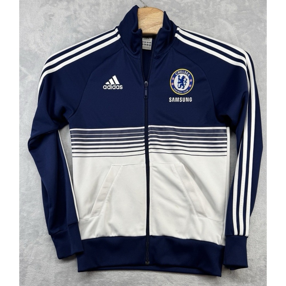 Adidas Chelsea 2011 2012 Anthem Football Soccer Track Jacket X13094 Men's S READ